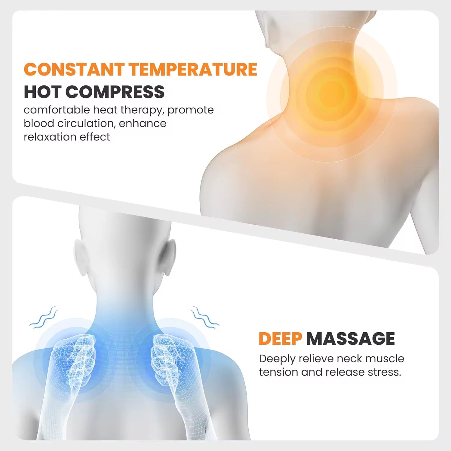 3-in-1 Neck Massager Pillow