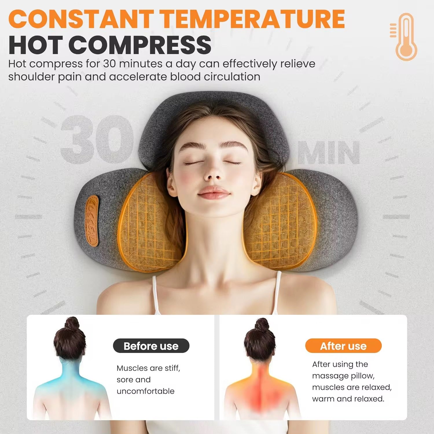 3-in-1 Neck Massager Pillow