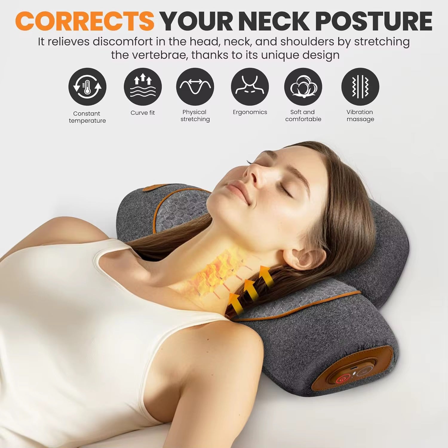 3-in-1 Neck Massager Pillow
