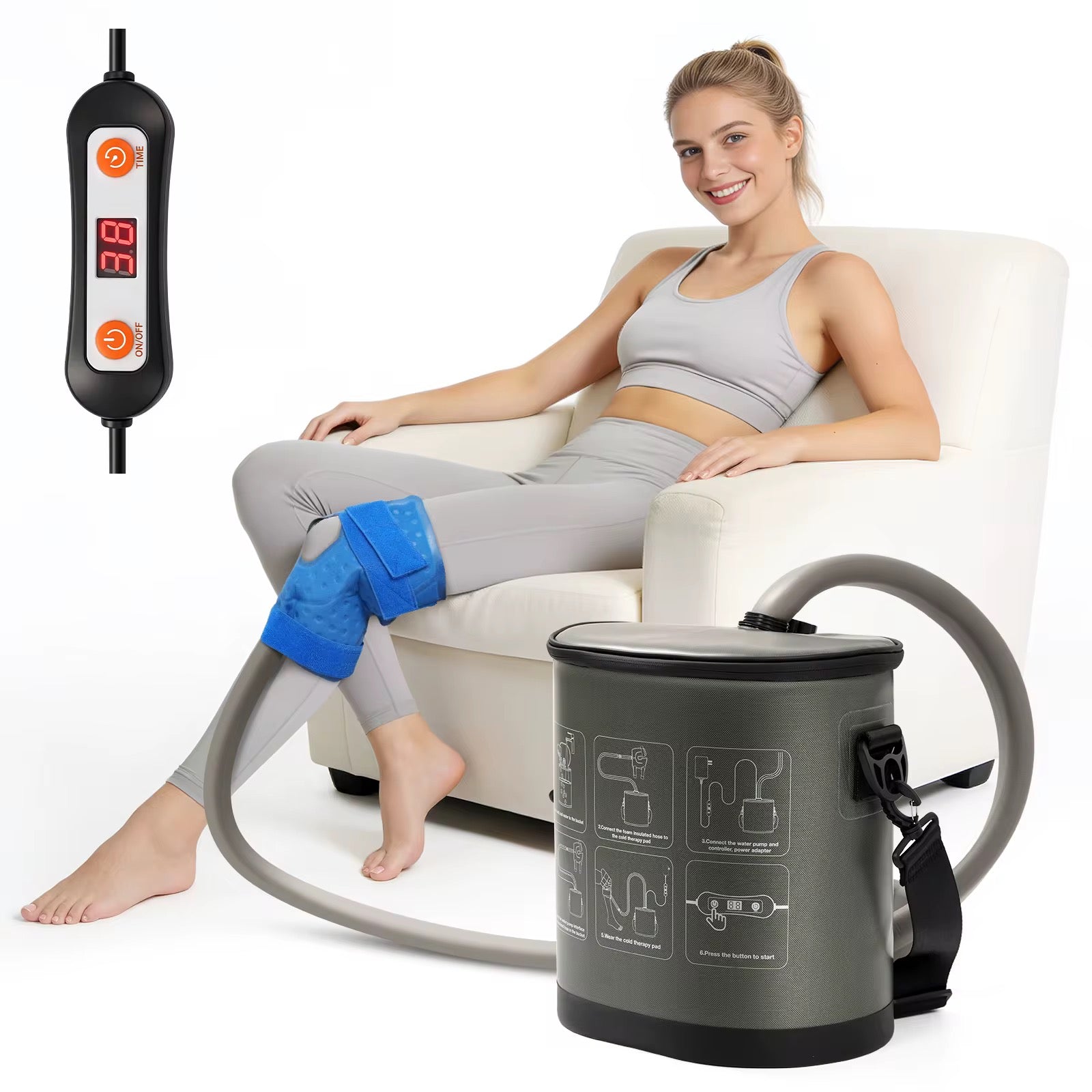Portable Cold Therapy Machine – Ice Cold Therapy System for Pain Relief
