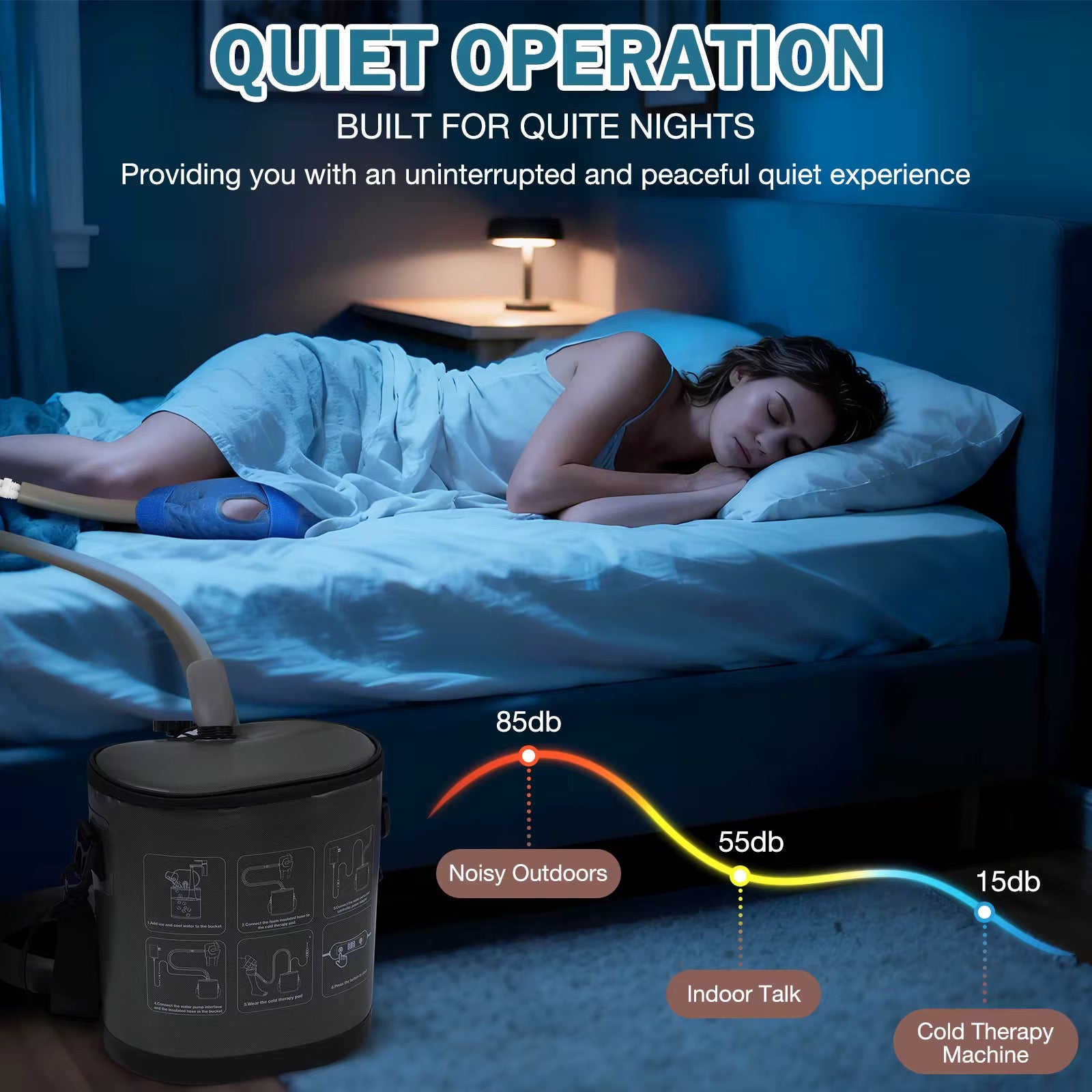 Portable Cold Therapy Machine – Ice Cold Therapy System for Pain Relief
