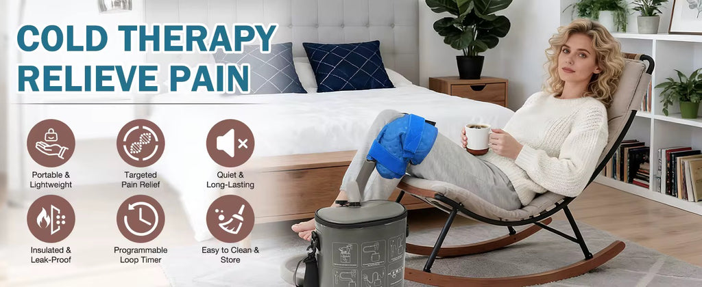 Portable Cold Therapy Machine – Ice Cold Therapy System for Pain Relief