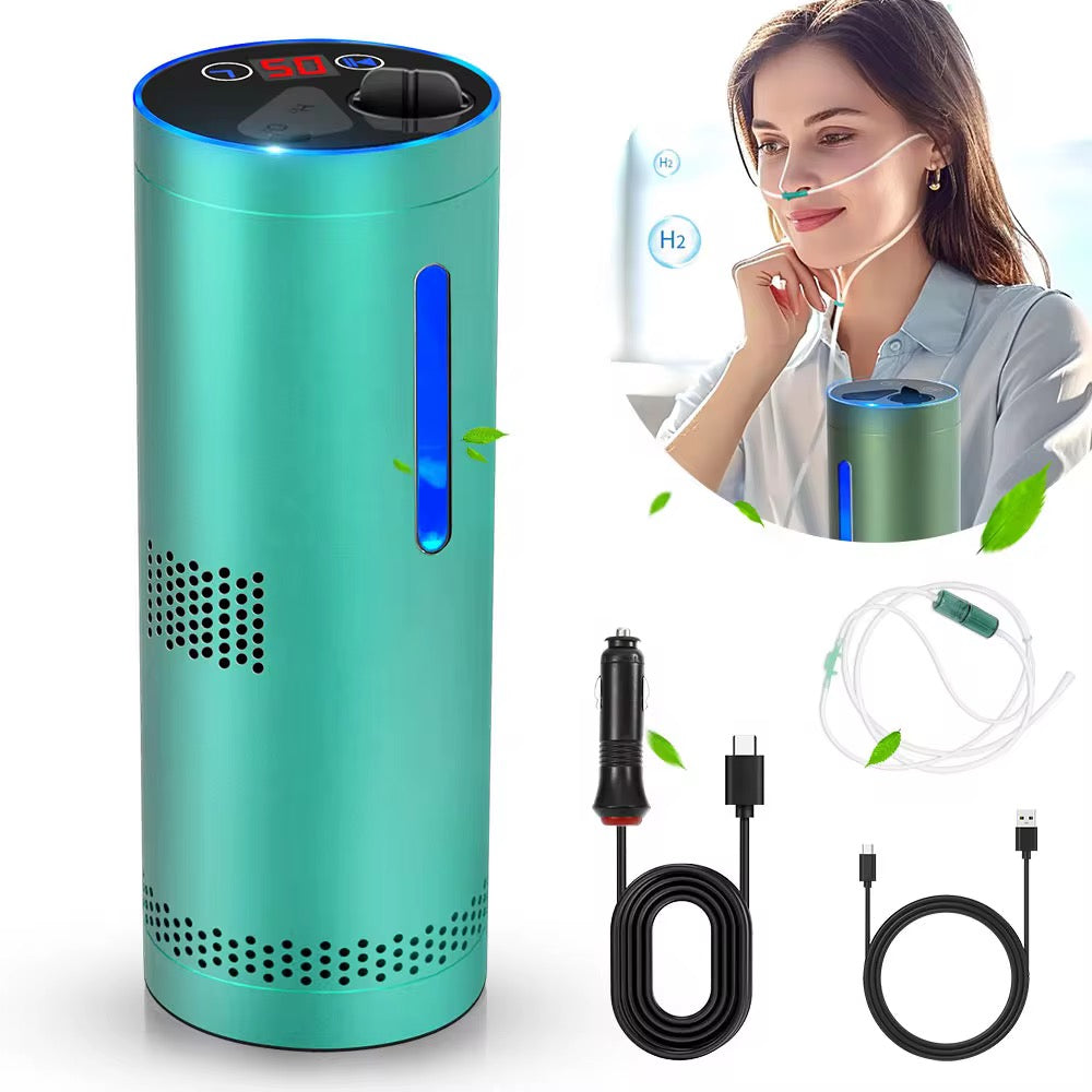 120ml Mini Portable Hydrogen Inhaler – Hydrogen Gas Breathing Generator